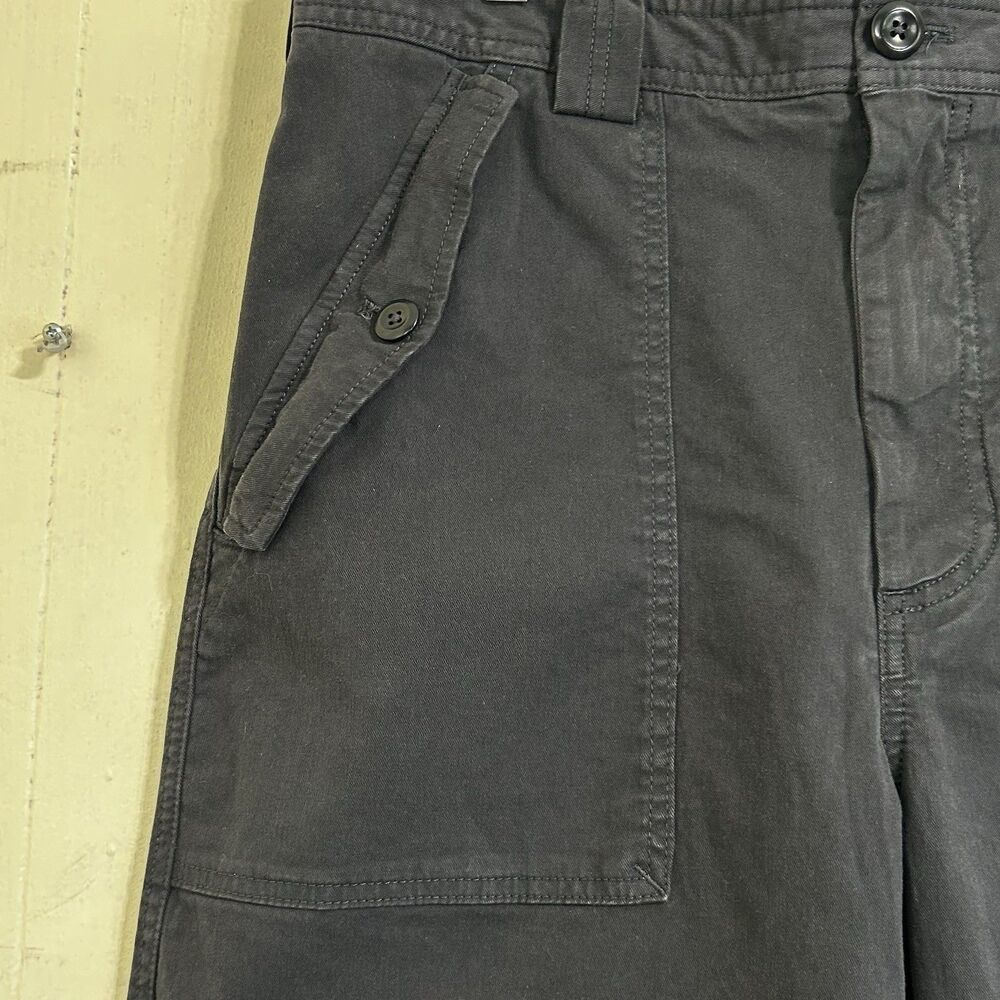 Banana Republic Women Barrel Pant Size 10 Dark Gray High Rise Tapered Pants - Picture 5 of 14